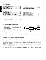 Предварительный просмотр 2 страницы Yamaha MCX-C15 - MusicCAST Network Audio Player Service Manual