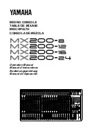 Yamaha MCX-P200 Operation Manual preview