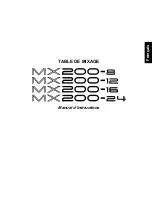 Preview for 15 page of Yamaha MCX-P200 Operation Manual