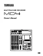 Yamaha MD4 Owner'S Manual preview