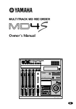 Предварительный просмотр 1 страницы Yamaha MD4S Owner'S Manual