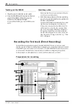 Предварительный просмотр 26 страницы Yamaha MD4S Owner'S Manual