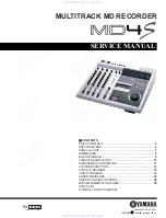 Предварительный просмотр 1 страницы Yamaha MD4S Service Manual