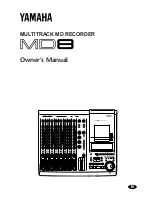 Yamaha MD8 Owner'S Manual preview