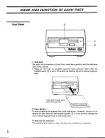 Preview for 4 page of Yamaha MDF1 Owner'S Manual