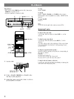 Предварительный просмотр 8 страницы Yamaha MDX-9 Owner'S Manual