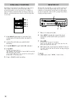 Preview for 16 page of Yamaha MDX-9 Owner'S Manual