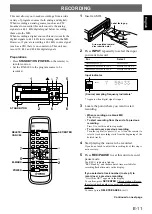 Preview for 11 page of Yamaha MDX-E100 Owner'S Manual