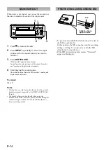 Preview for 14 page of Yamaha MDX-E100 Owner'S Manual