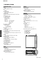 Preview for 4 page of Yamaha MDX-E100 Service Manual