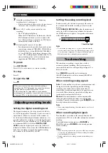 Предварительный просмотр 16 страницы Yamaha MDX-E300 Owner'S Manual