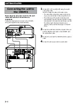 Preview for 10 page of Yamaha MDX-M5 Owner'S Manual