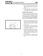 Предварительный просмотр 19 страницы Yamaha ME422STI Service Manual