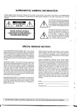 Предварительный просмотр 2 страницы Yamaha MEP4 Owner'S Manual