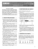 Preview for 5 page of Yamaha MFC05 Operating Manual