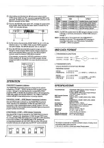 Preview for 2 page of Yamaha MFC06 Operation Manual