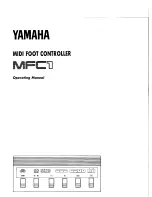 Предварительный просмотр 1 страницы Yamaha MFC1 Operating Manual