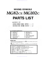 Preview for 46 page of Yamaha MG102C - 10 Input Stereo Mixer Service Manual