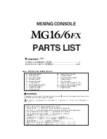 Preview for 42 page of Yamaha MG16/6FX Service Manual