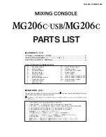 Preview for 51 page of Yamaha MG206c-USB Service Manual