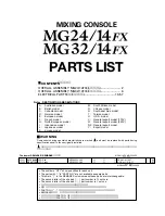 Preview for 79 page of Yamaha MG32/14FX Service Manual