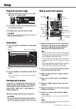 Предварительный просмотр 7 страницы Yamaha MGP24X Owner'S Manual