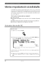 Preview for 37 page of Yamaha Midi XG MU100R (French) Mode D'Emploi