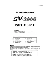 Предварительный просмотр 36 страницы Yamaha mix EMX 2000 Service Manual