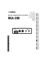 Preview for 1 page of Yamaha MLA-200 Owner'S Manual