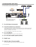 Preview for 16 page of Yamaha MLA-200s Installation Manual