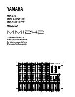 Yamaha MM11242 Operation Manual preview