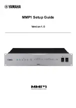 Yamaha MMP1 Setup Manual preview