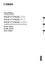 Yamaha MONTAGE M6 Quick Manual preview