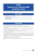 Yamaha MOTIF XS6 Installation Manual preview
