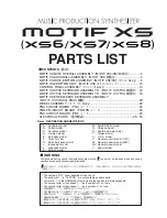 Preview for 187 page of Yamaha MOTIF XS6 Service Manual