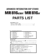 Предварительный просмотр 67 страницы Yamaha MR816CSX Service Manual