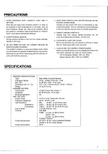 Preview for 3 page of Yamaha MS101 Operating Manual