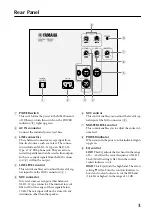 Preview for 3 page of Yamaha MS400 Owner'S Manual