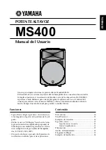 Preview for 19 page of Yamaha MS400 Owner'S Manual