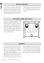 Предварительный просмотр 6 страницы Yamaha MSP Series Owner'S Manual