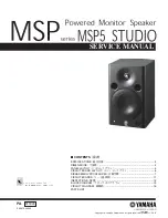 Предварительный просмотр 1 страницы Yamaha MSP Series Service Manual