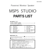 Предварительный просмотр 17 страницы Yamaha MSP Series Service Manual