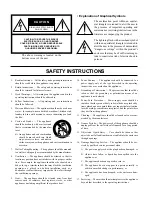 Preview for 2 page of Yamaha MSP5 - Speaker - 67 Watt Owner'S Manual