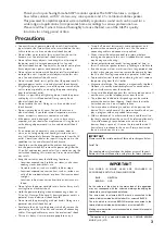 Preview for 3 page of Yamaha MSP5 - Speaker - 67 Watt Owner'S Manual