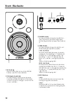 Предварительный просмотр 10 страницы Yamaha MSP5 - Speaker - 67 Watt Owner'S Manual