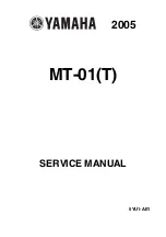 Yamaha MT-01 T 2005 Service Manual preview