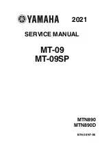 Предварительный просмотр 1 страницы Yamaha MT-09 2021 Service Manual