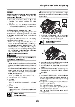 Предварительный просмотр 241 страницы Yamaha MT 10 2016 Service Manual