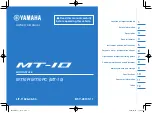 Yamaha MT-10 2023 Owner'S Manual preview
