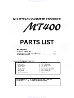 Preview for 25 page of Yamaha MT 400 Service Manual